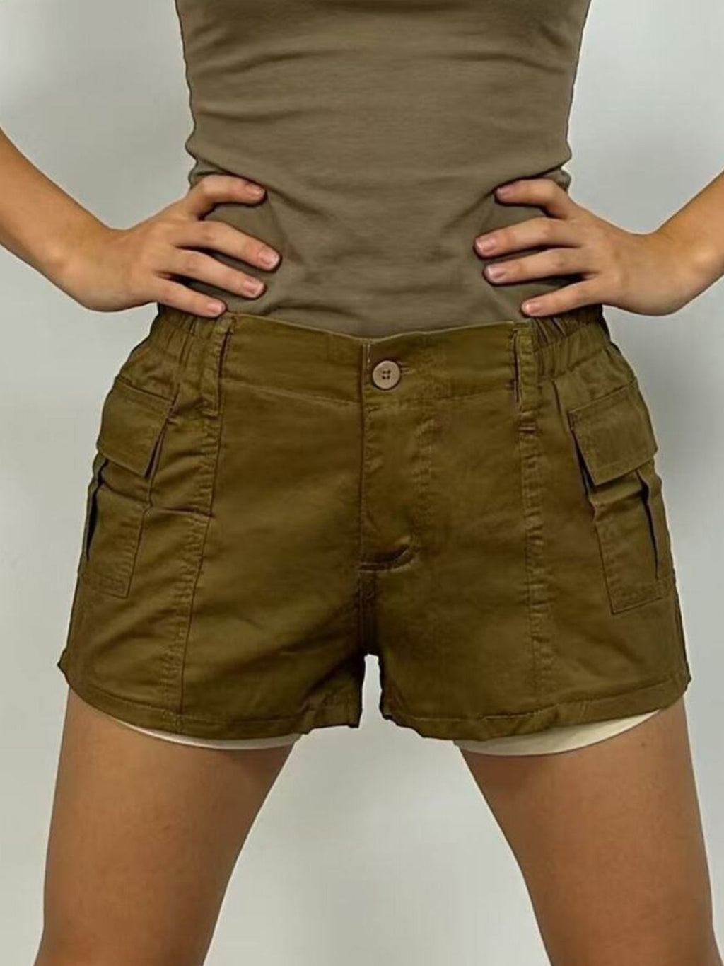 Casual Pocketed Shorts