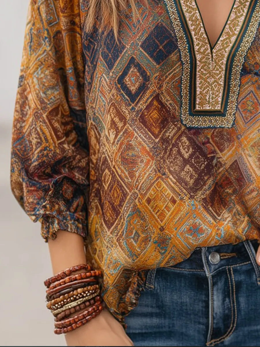 Elevated Blouse – Retro, Worth Every Penny