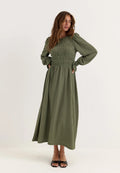 Long Sleeve Smock Dress