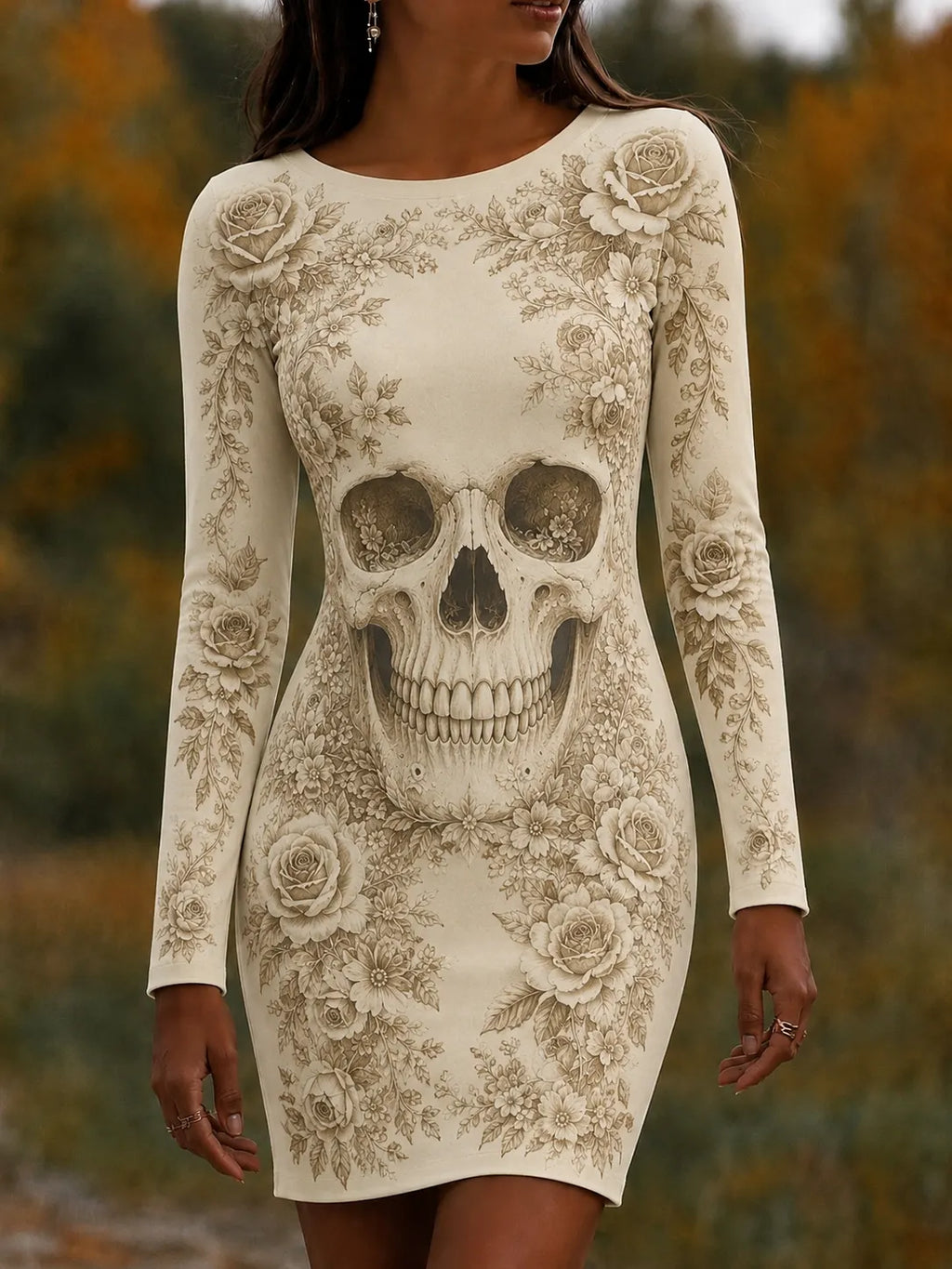 Wickedly Chic Mini Dress – Spooky Pick