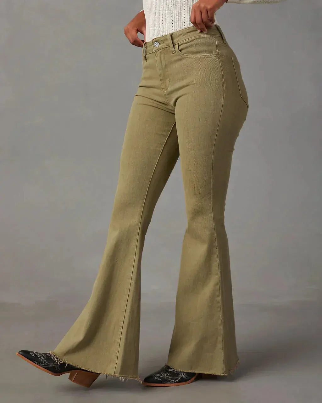 Fashion Flare Women Streetwear 90s Vintage Wide Leg Denim Pantalones Mujer Pantalon Femme Camel Clothes Jean