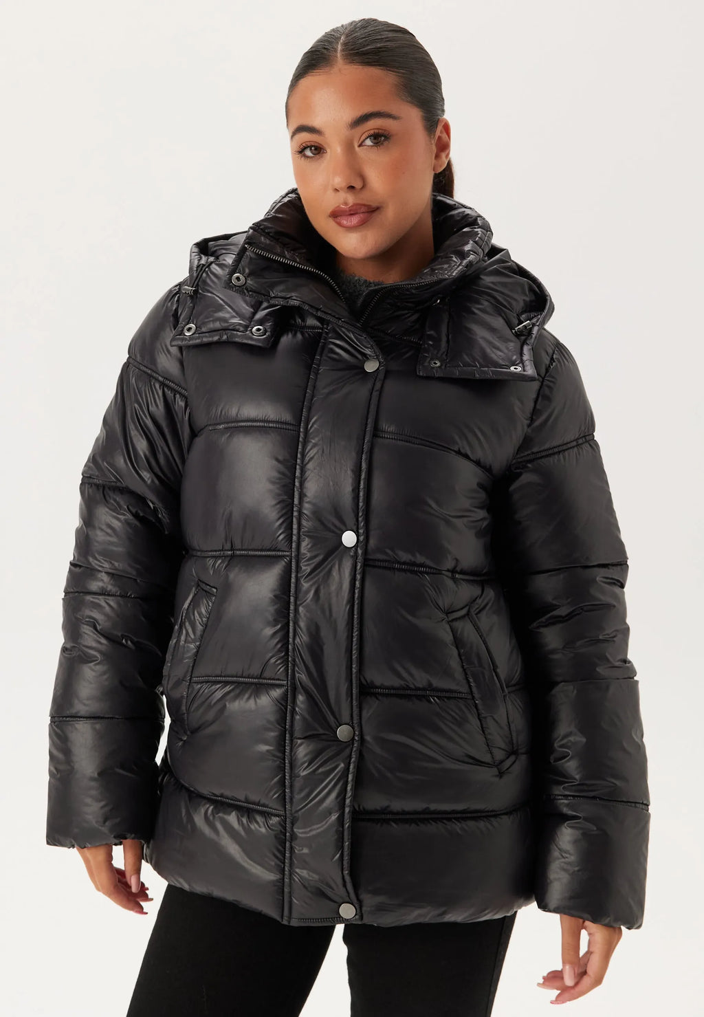 Semi Shiny Padded Jacket