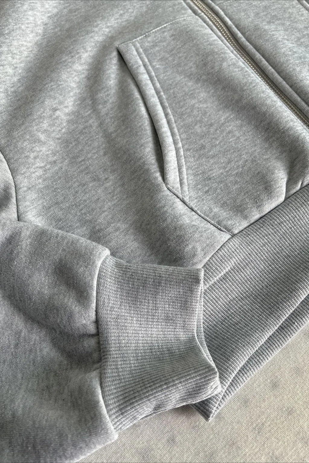 Short Zip Up Hoodie Coat