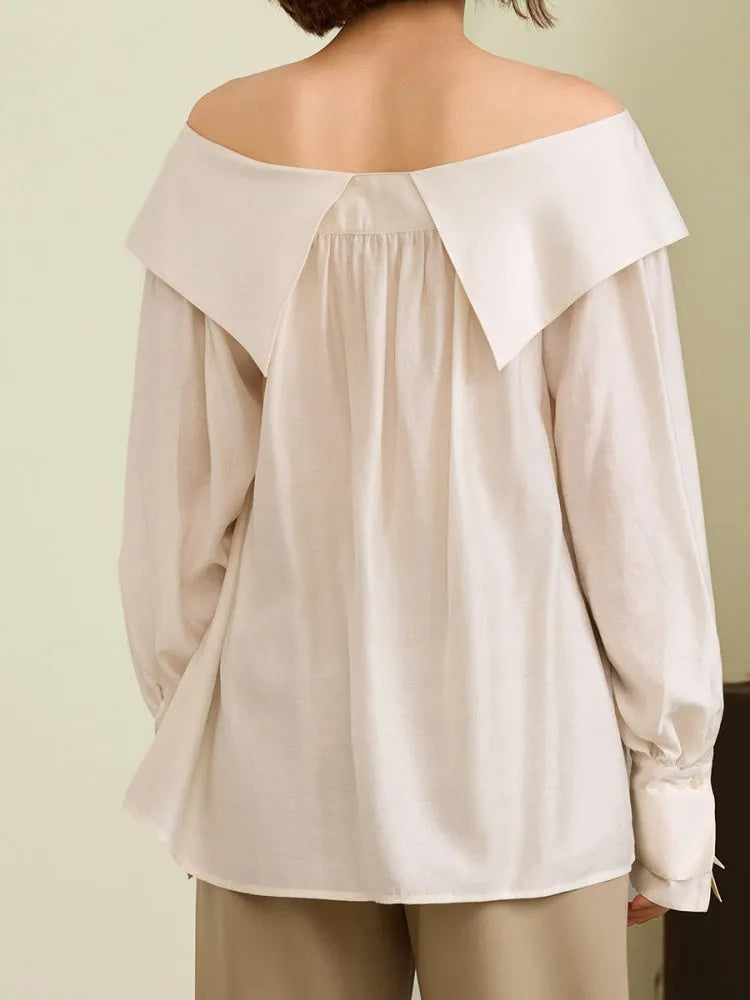 Off-Shoulder Luxury Modal Top
