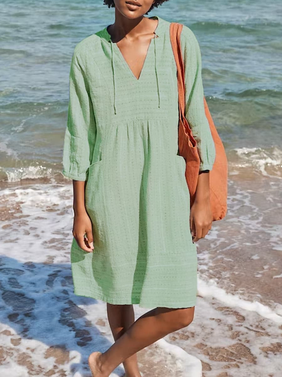 Elegant Dress in linen, Best Value