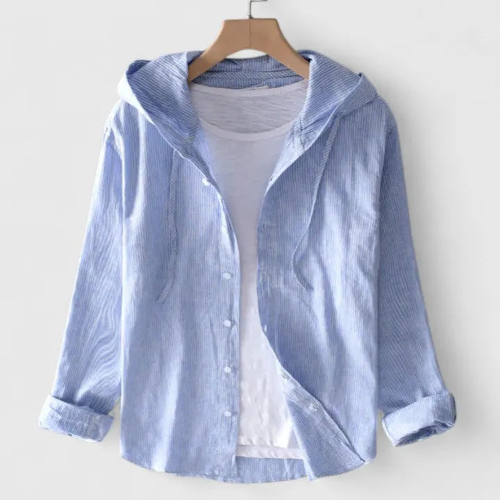 Demi | Elegant Hooded Blouse