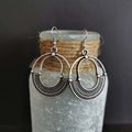 Round Hollow Earrings
