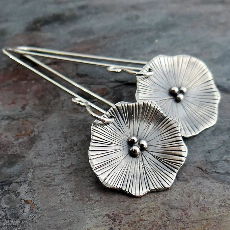 Leaf Flower Earrings