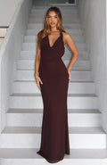 Always In Mode Halter Maxi Dress