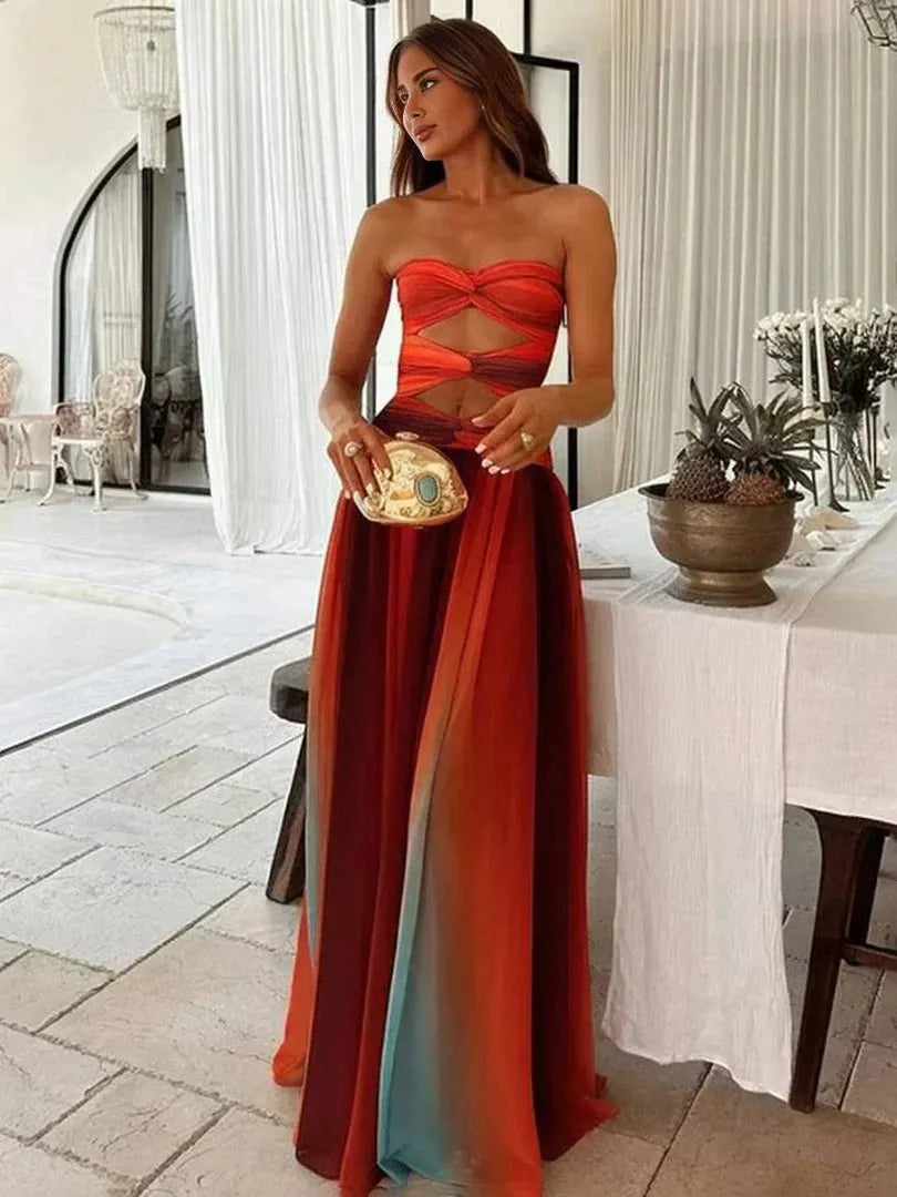 Sunset Haze Maxi Dress