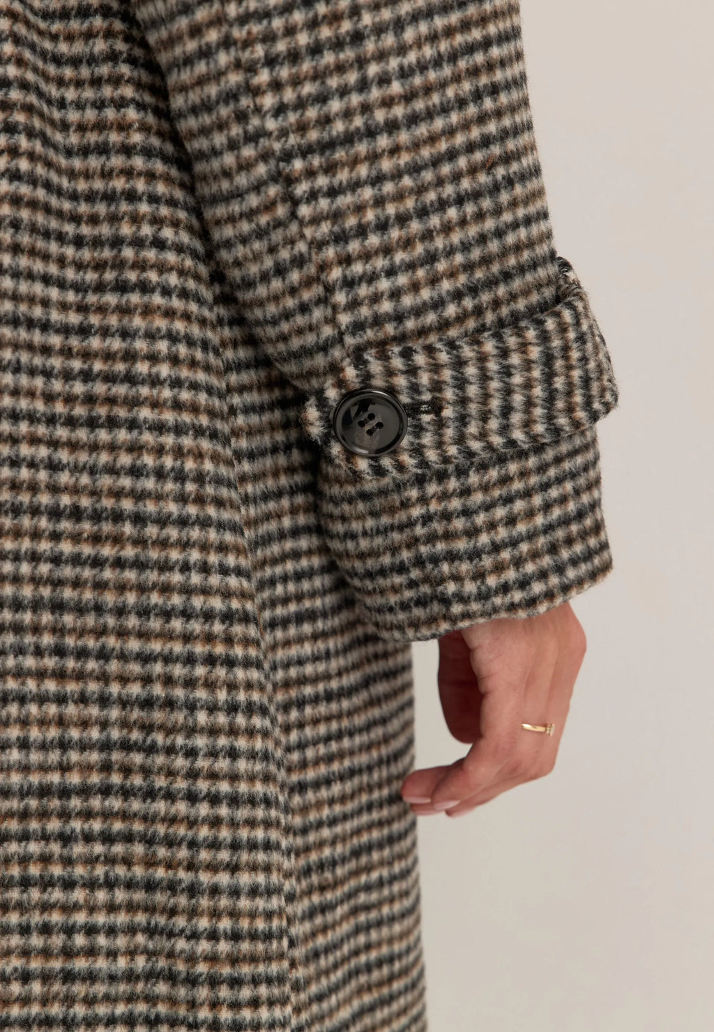 Wool Blend Trench Coat