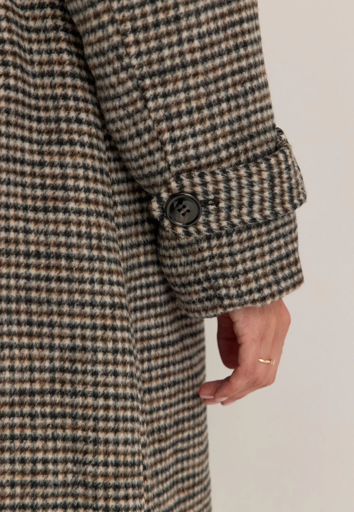 Wool Blend Trench Coat