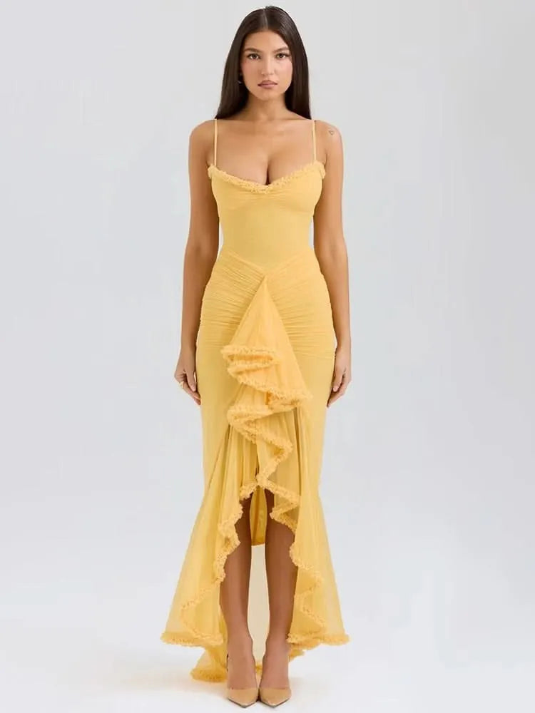 Gabbi Ruffled Maxi Dress