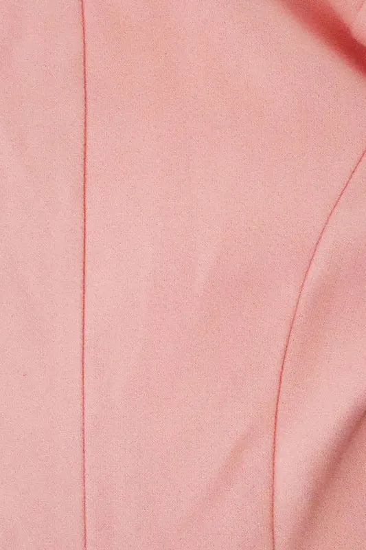 Double Breasted A-Line Coat