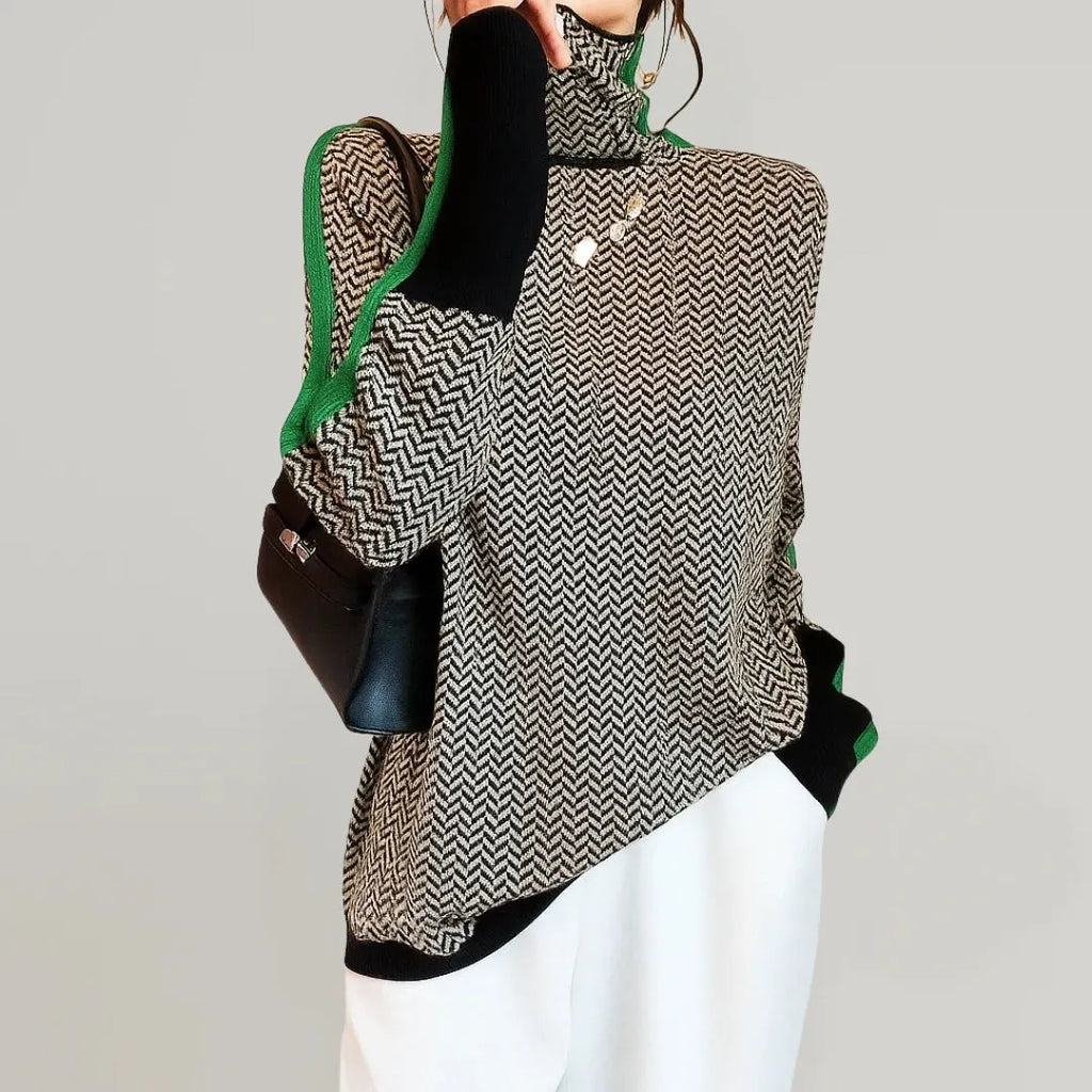 MADISON – MODERN EDGE HIGH-NECK TOP