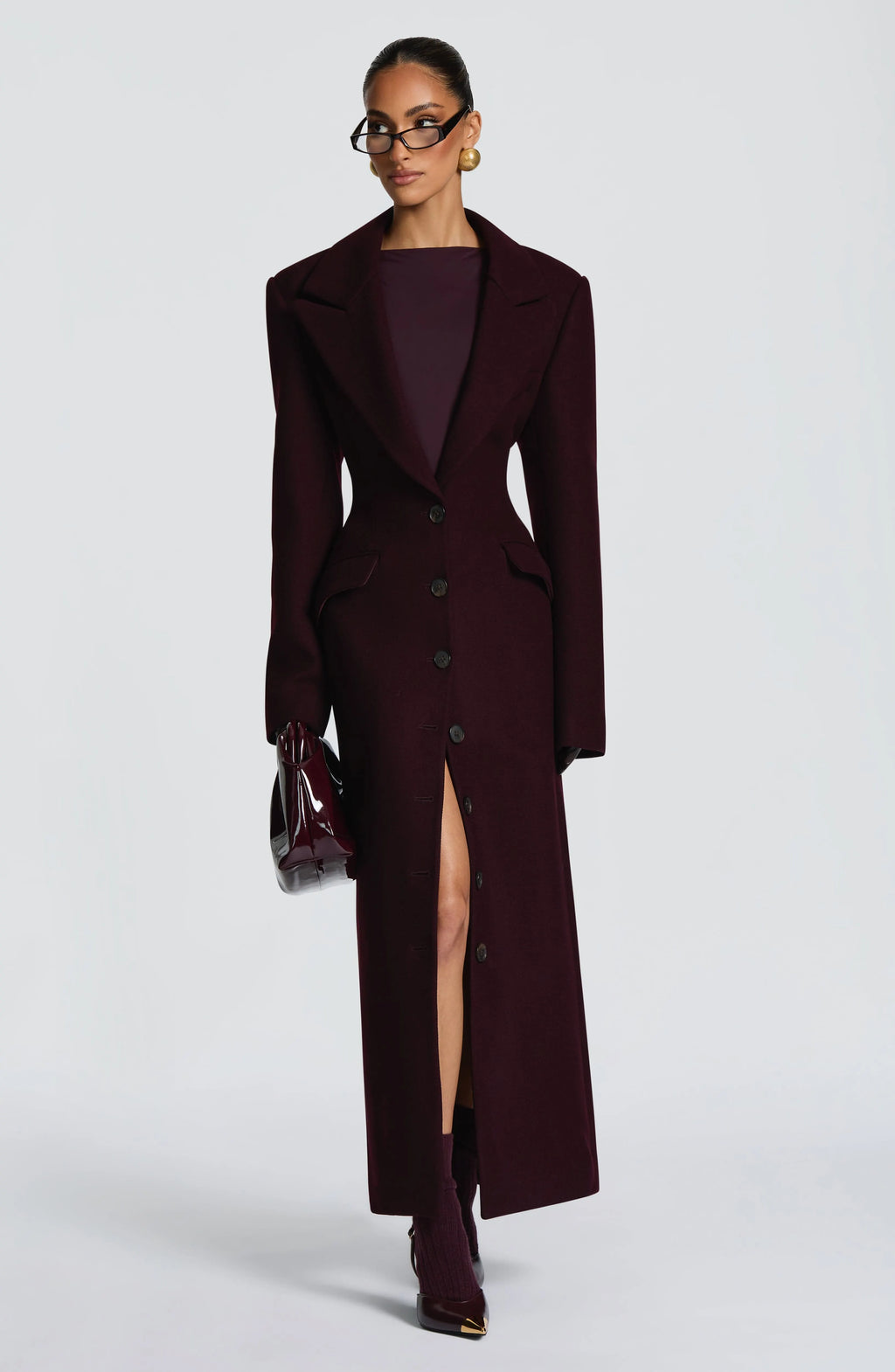 Ursula Coat - Plum