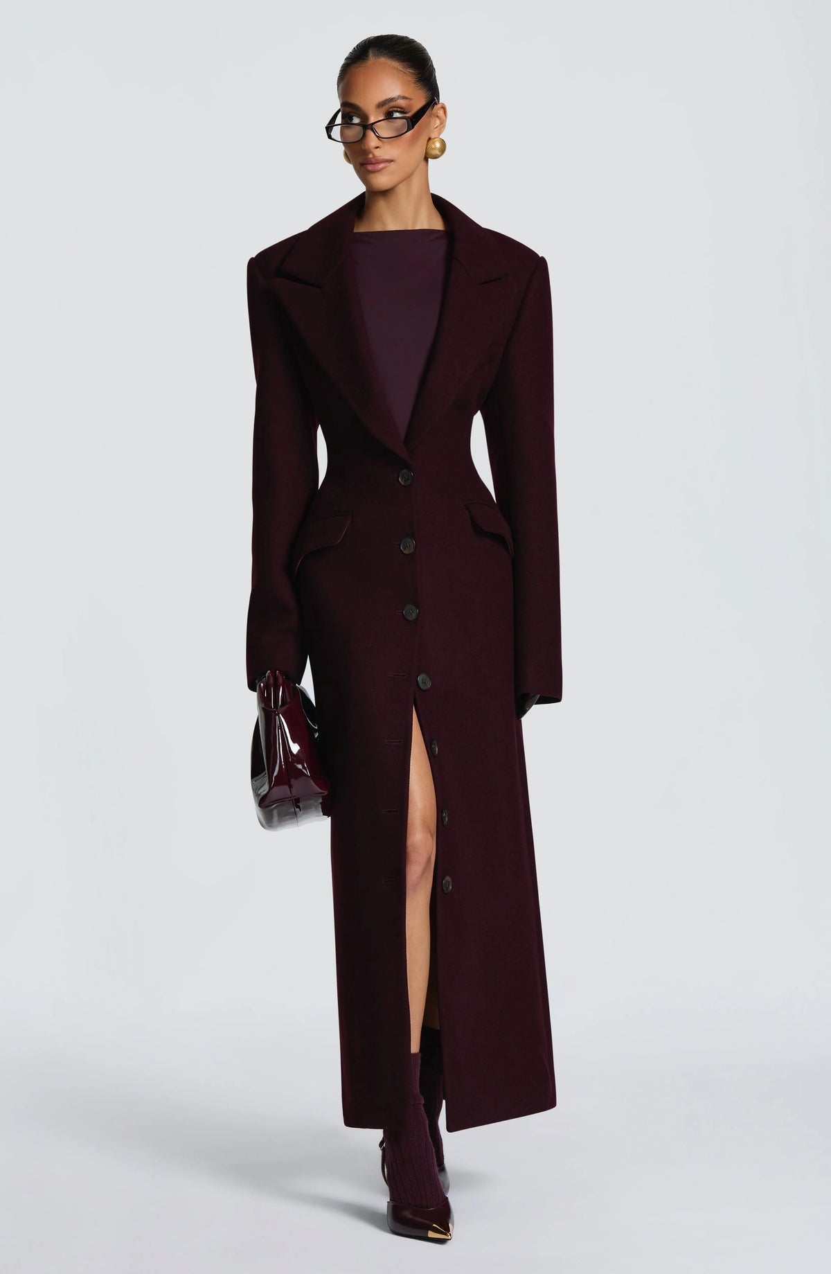 Ursula Coat - Plum