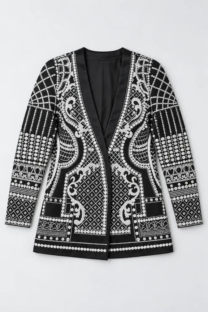 Women's Pearl & Bead Blazer