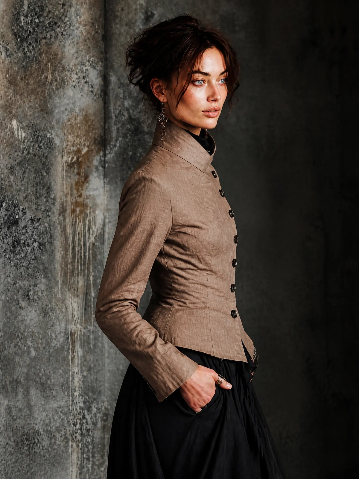 Elegant Blazer in linen, Unbeatable Price
