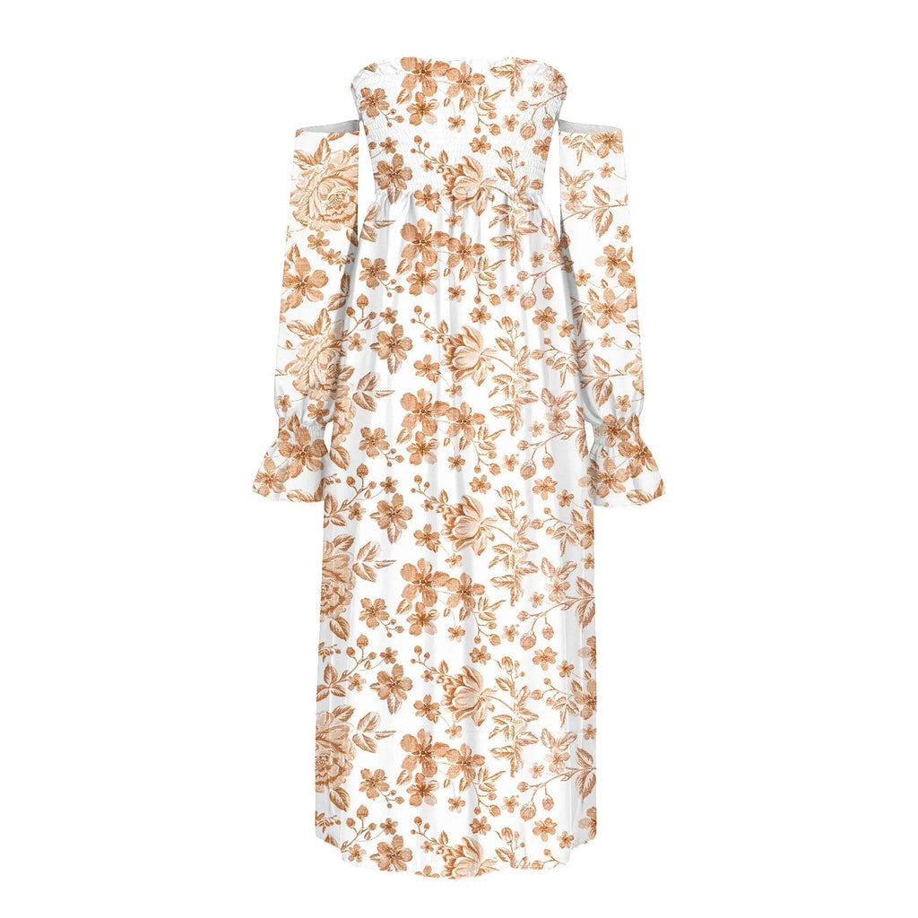 Debin Off The Shoulder High Low Maxi Dress - FINAL SALE
