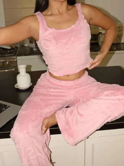 Cozy Fluffy Loungewear Set