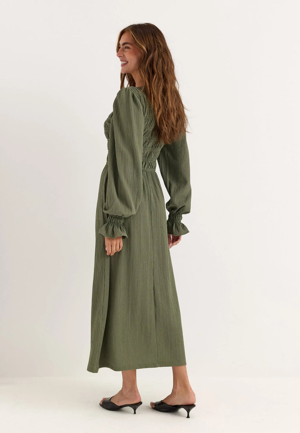 Long Sleeve Smock Dress