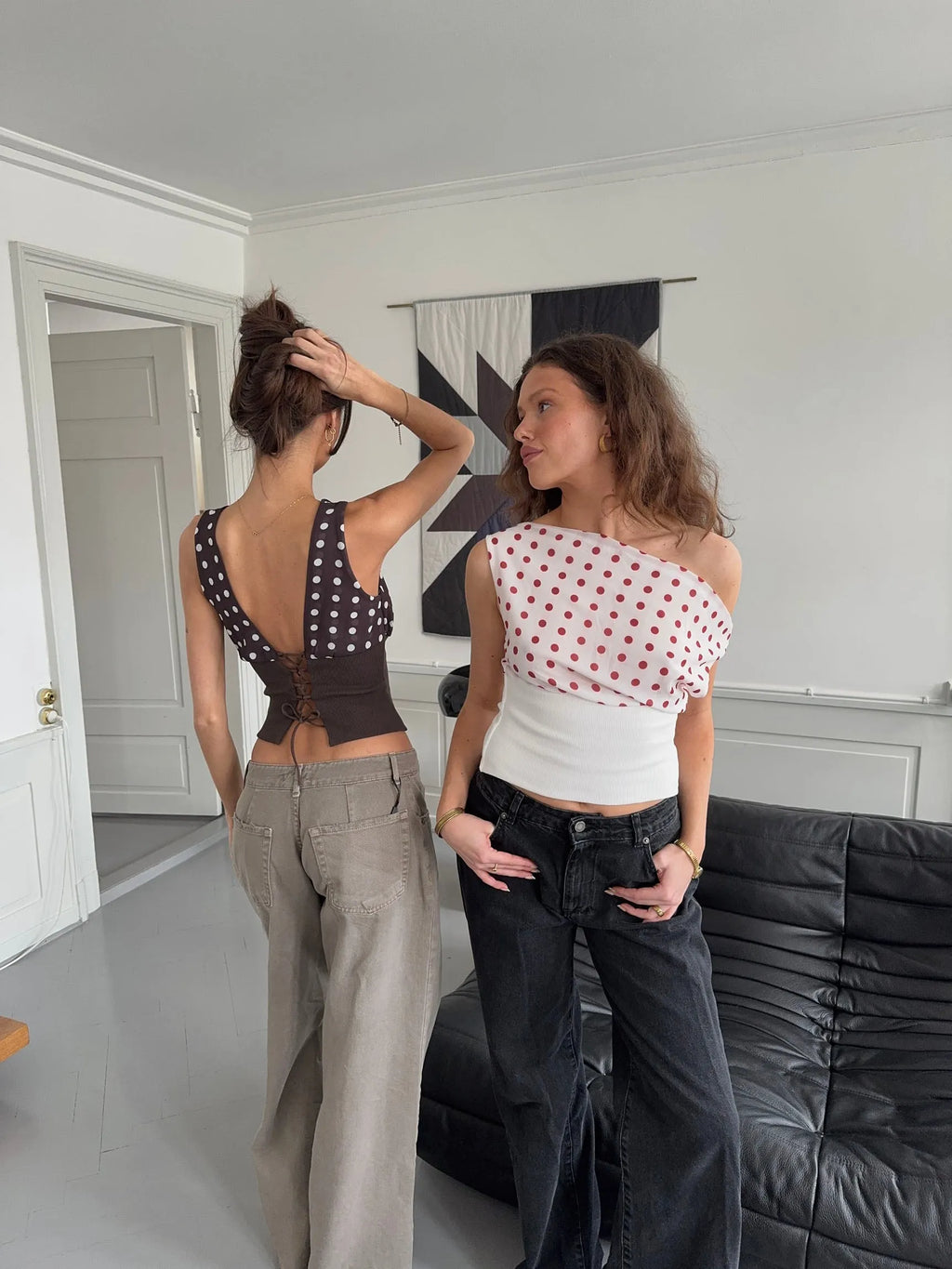 Kimmie Polka Dot Top