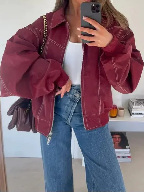 Oversized Contrast Jacket - Limited Sale