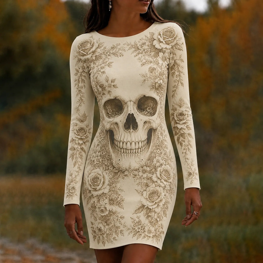 Wickedly Chic Mini Dress – Spooky Pick
