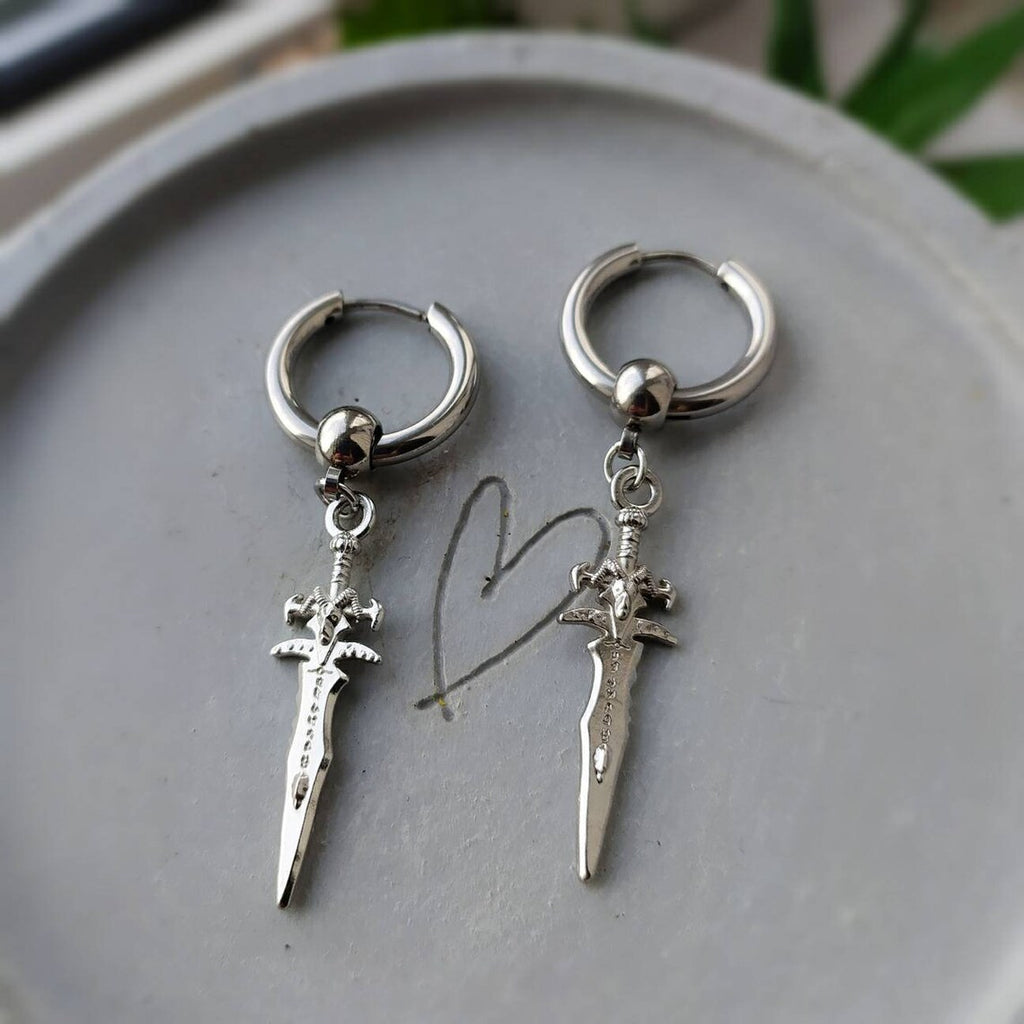 Punk Ring Arrow Earrings