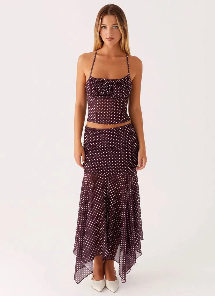 Lilah Top Skirt Set
