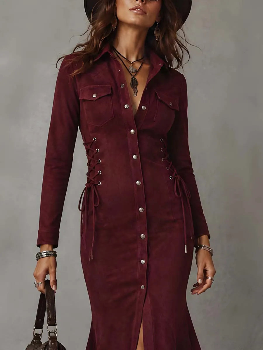 Vintage Midi Dress in lace, Affordable Luxury