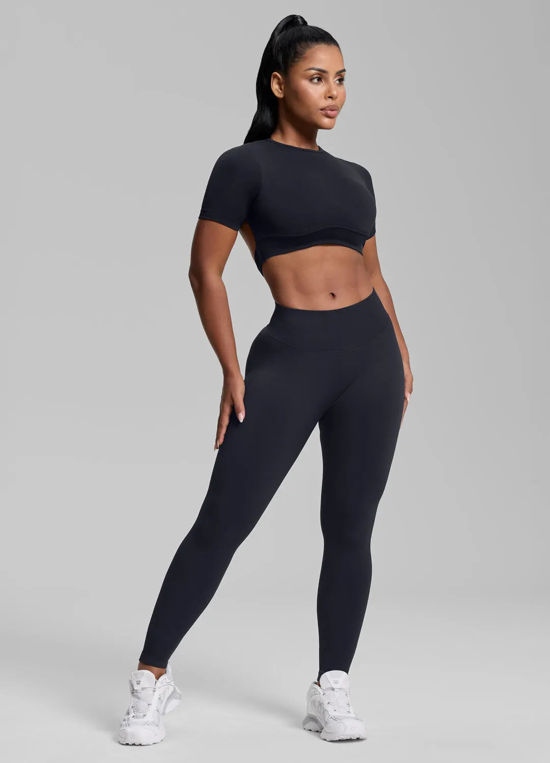 Sculpt High-Waisted Leggings with Butt-Lift, Tummy Control & Body-Shaping for Training