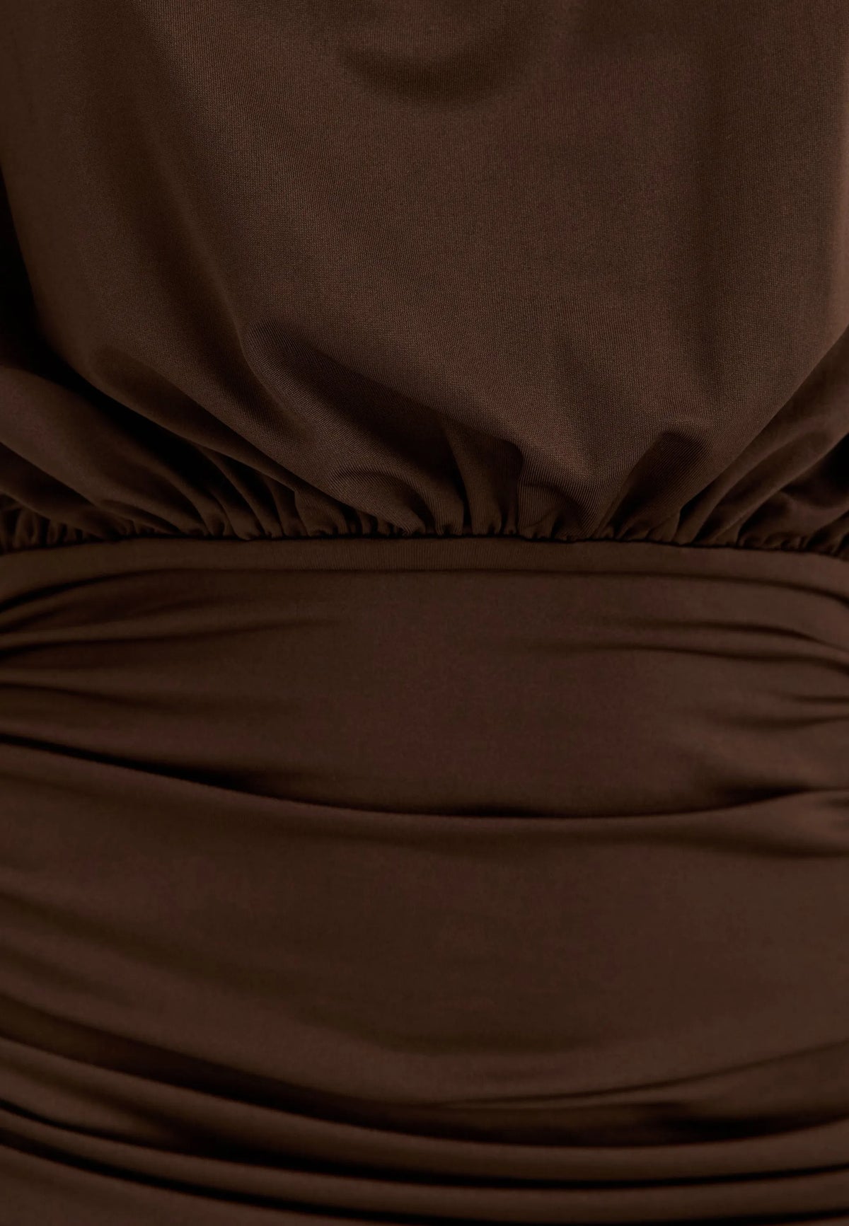 Asymmetric Flounce Soft Dress