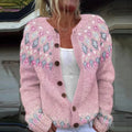 MARISSA – COZY KNIT BUTTON-DOWN CARDIGAN