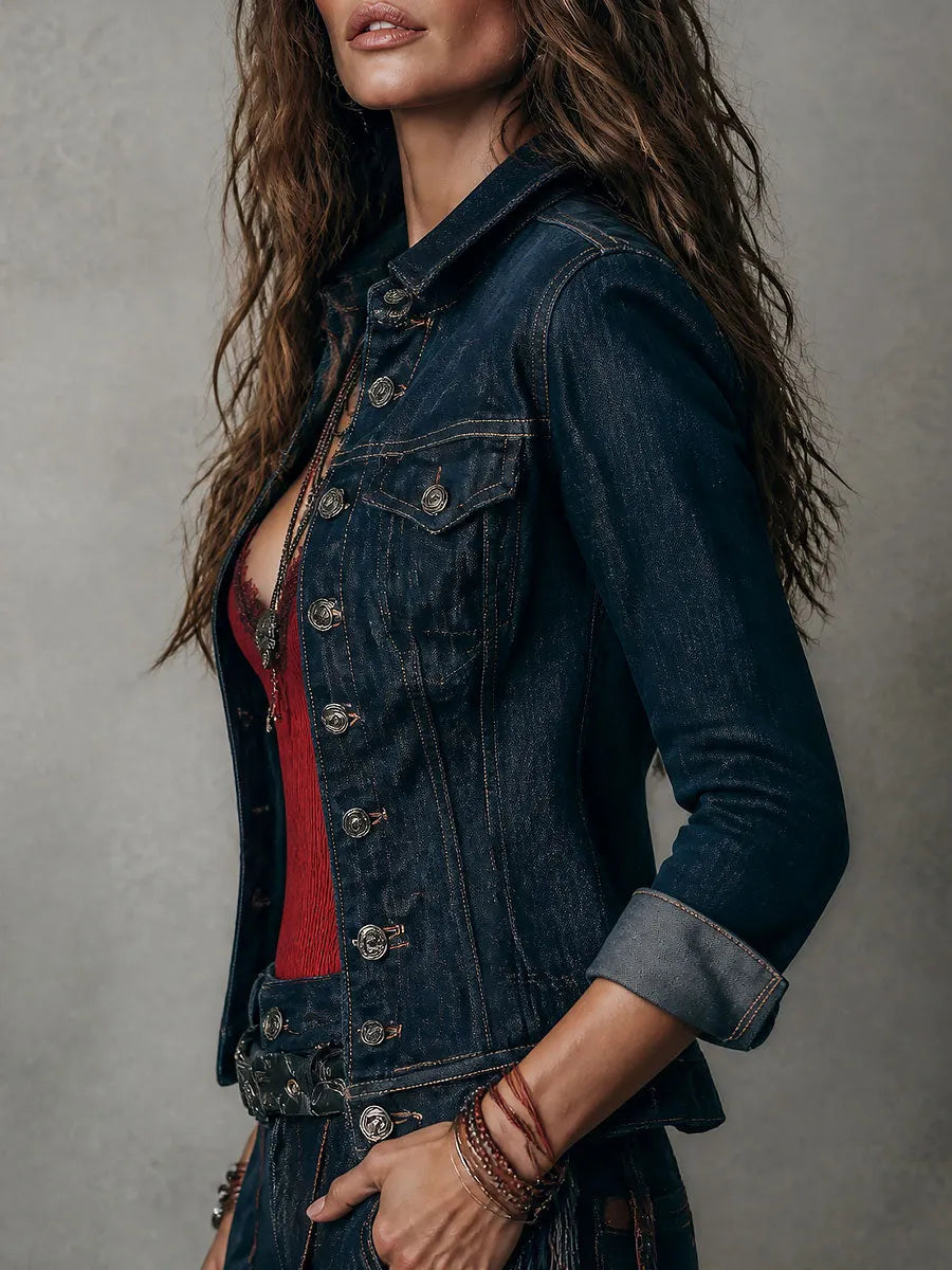 Jacket with denim – Smart Price