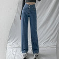 Casual Fashion Straight Leg Jeans