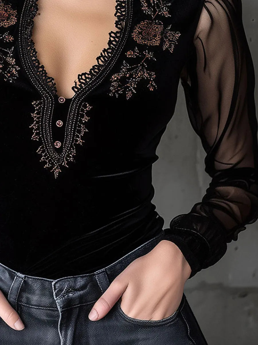Top with velvet – Affordable Luxury