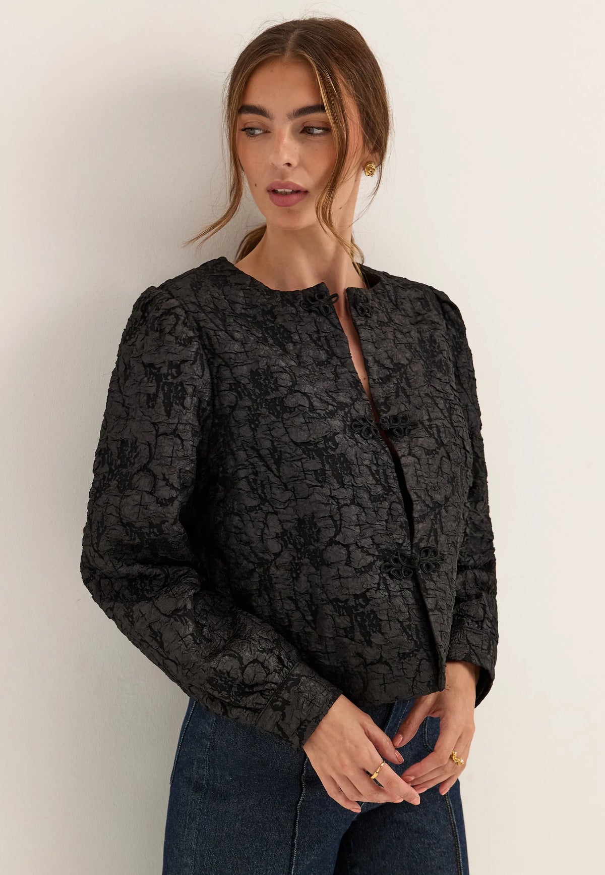 Remake Knot Buttons Jacket