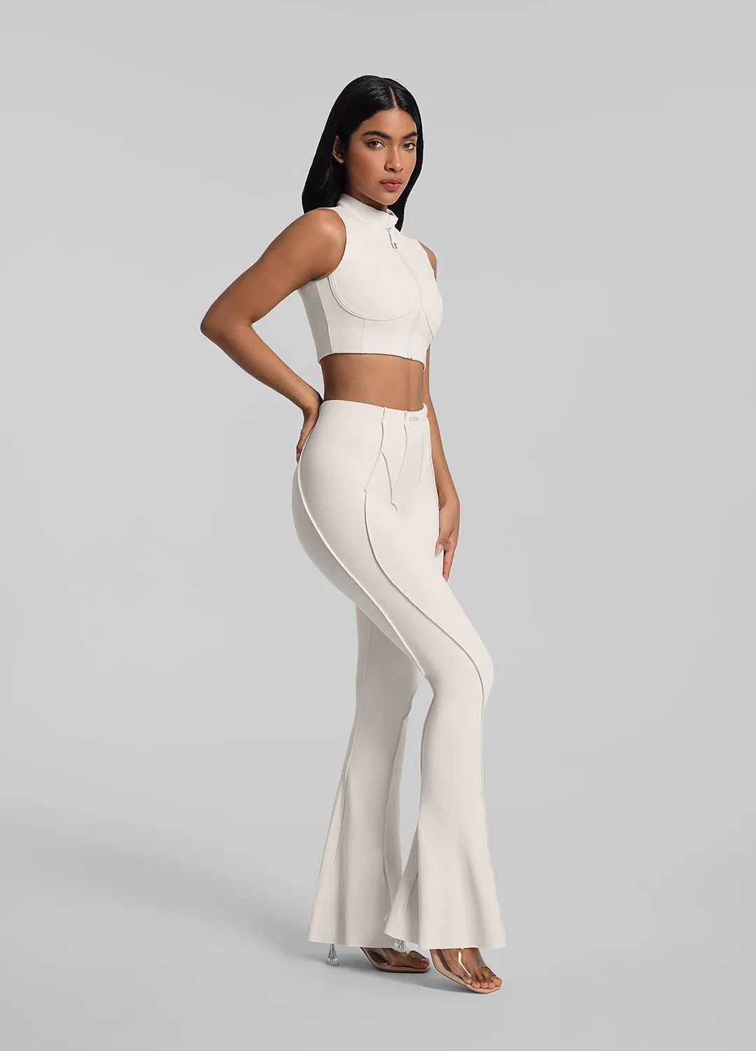 Chic Longline Flare Leggings