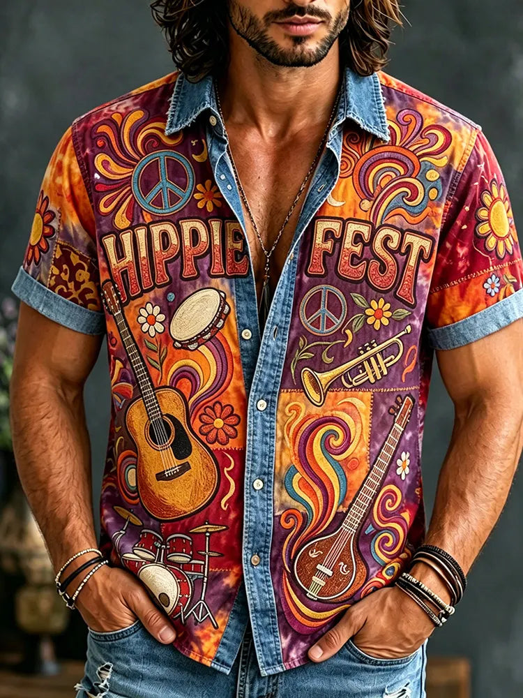 Retro Shirt in linen, Unbeatable Price
