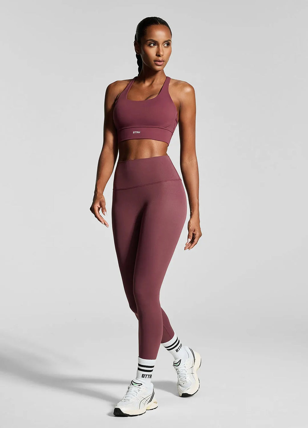 Flattering High-Waisted ⅞-Length Leggings