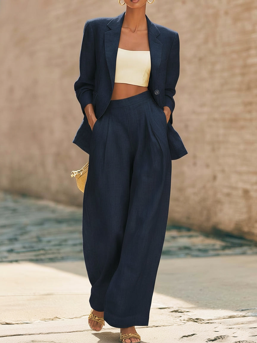 Jacket with linen – Designer Aesthetic