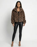 LEOPARD LUXE FAUX FUR JACKET