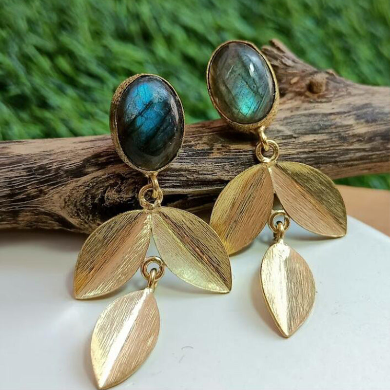 Drop Leaf Earrings