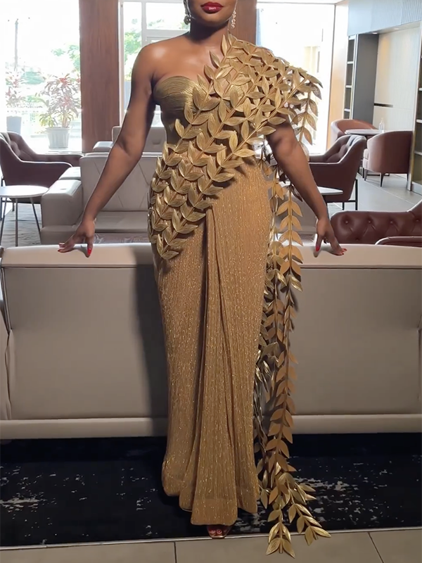 Asoebi Elegant Plus Size Gown-18