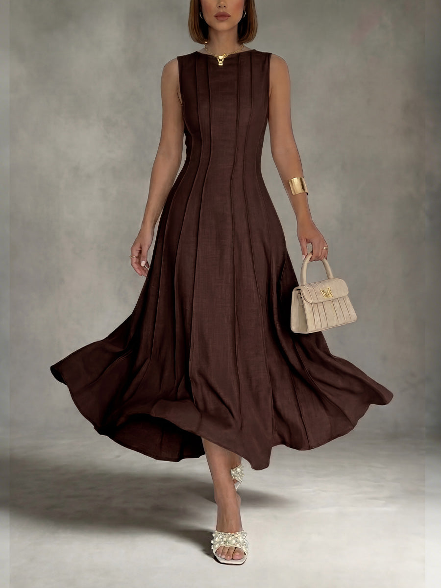 Chic Dress in pleated, Unbeatable Price