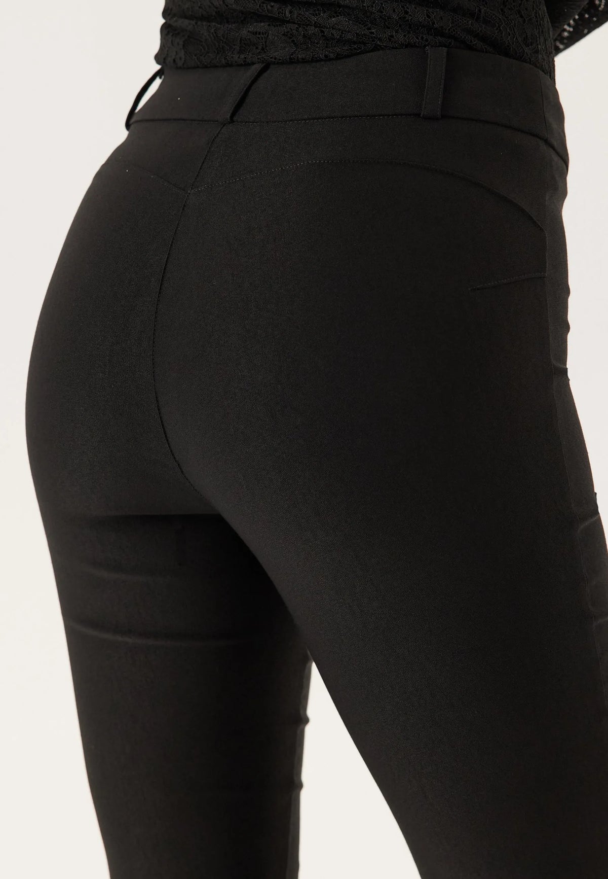 Stretchy Ankle Push-Up Trousers