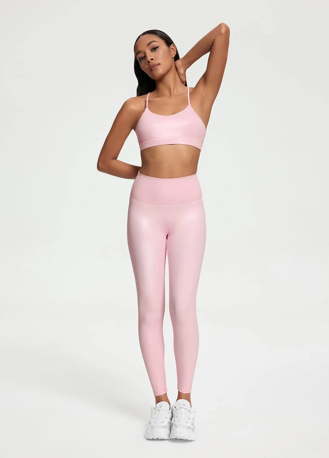 Premium Faux Leather 7/8-Length Leggings