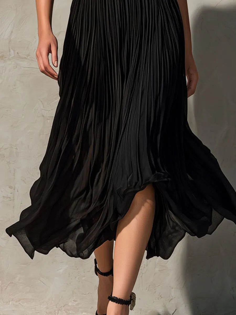 Midi Dress with chiffon – Unbeatable Price